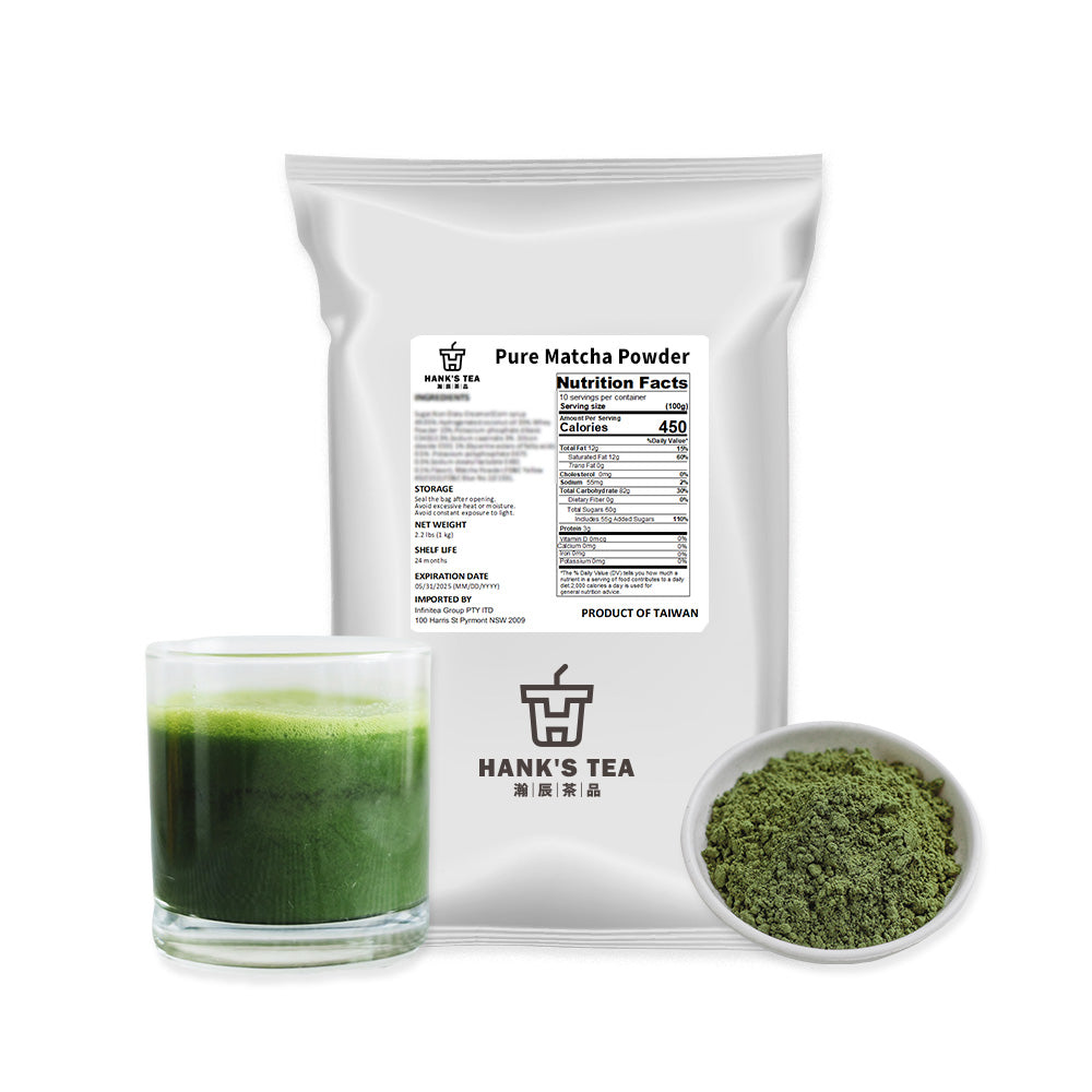 Pure matcha green tea powder wholesale Australia - Hank's Tea
