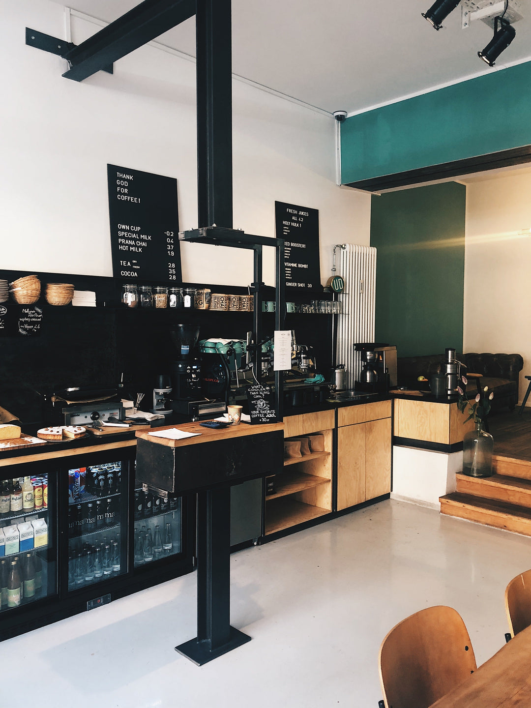 Modern self-serve bubble tea shop in Australia