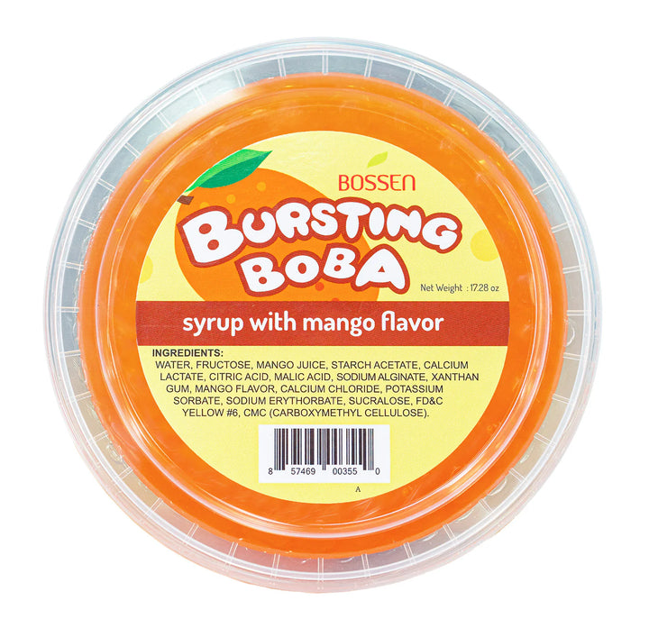 Mango Fruit Bursting Boba- Mini Tub (490g)