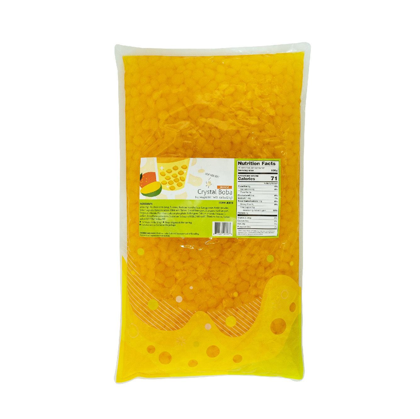 Agar Pearl Mango Flavor (2kg) | Hank's Tea Bubble Tea Wholesale
