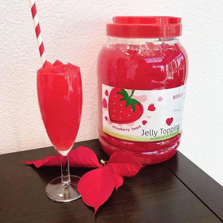 Heart Shape Coconut Jelly - Strawberry Flavor (3.85kg)