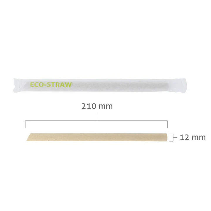 Jumbo Straw Wheat Fiber  (12x210mm)